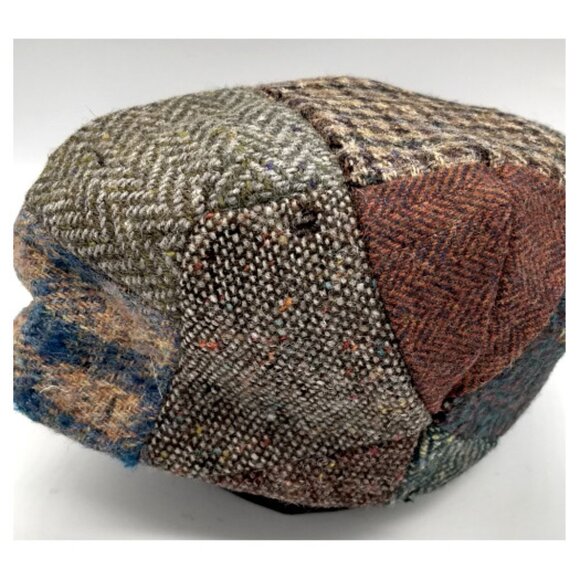Mizen Head 100% Wool Plaid Newsboy Snap Cap-Vintage - Picture 5 of 6